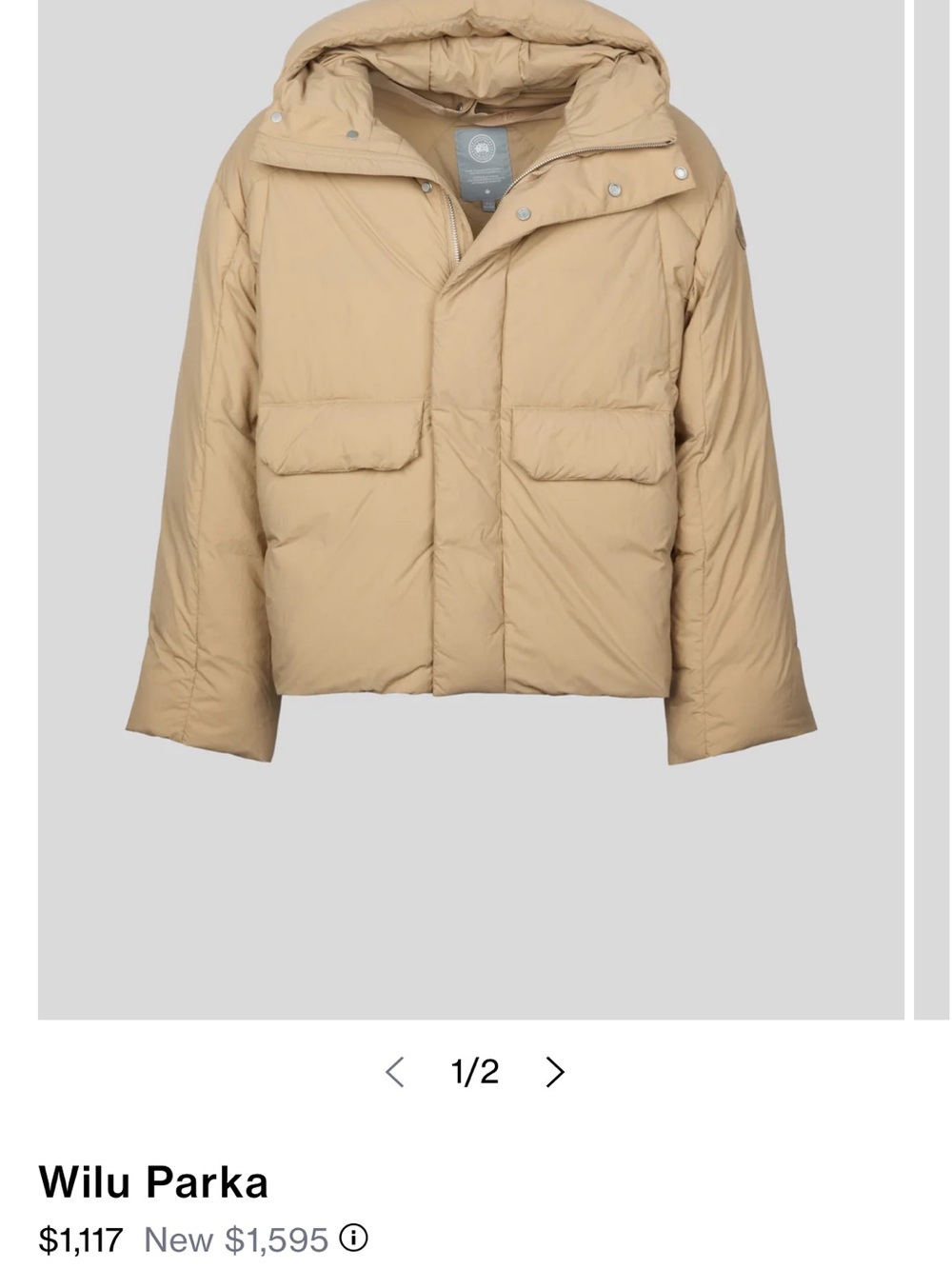 Canada Goose NWOT Wilu Parka (size SM P) - Picture 3 of 10